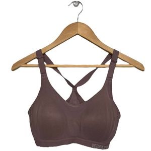 Victorias Secret Sports Bra Padded Lightweight Adjustable Strap Light Mauve 32D